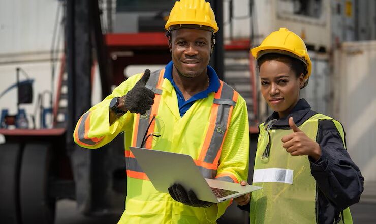 african-male-female-worker-show-thumbs-up-with-laptop-working-warehouse-container-cargo-ship_34755-965